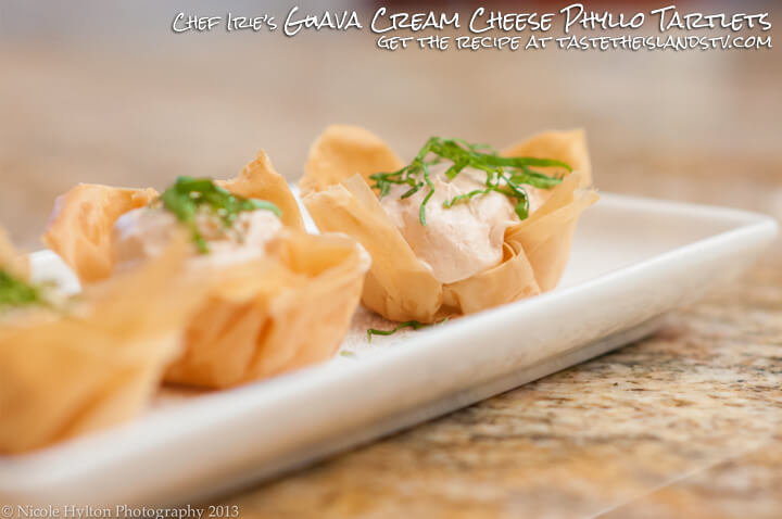 Chef Irie's Guava Cream Cheese Phyllo Tartlets Valentine's Day Recipes