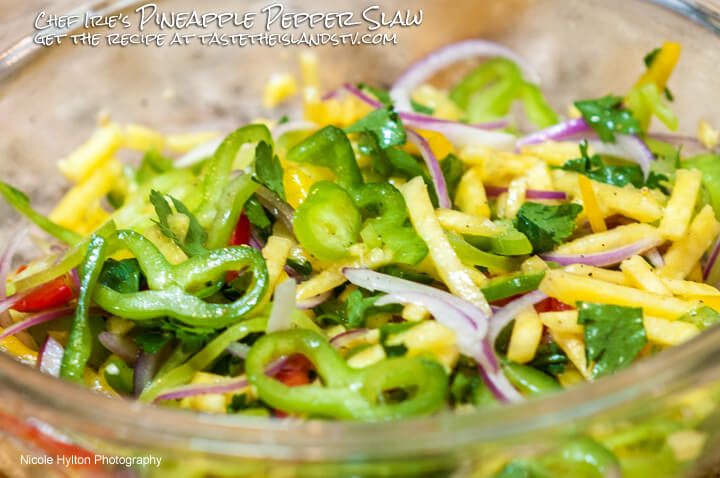 Pineapple Pepper Slaw - Caribbean salads