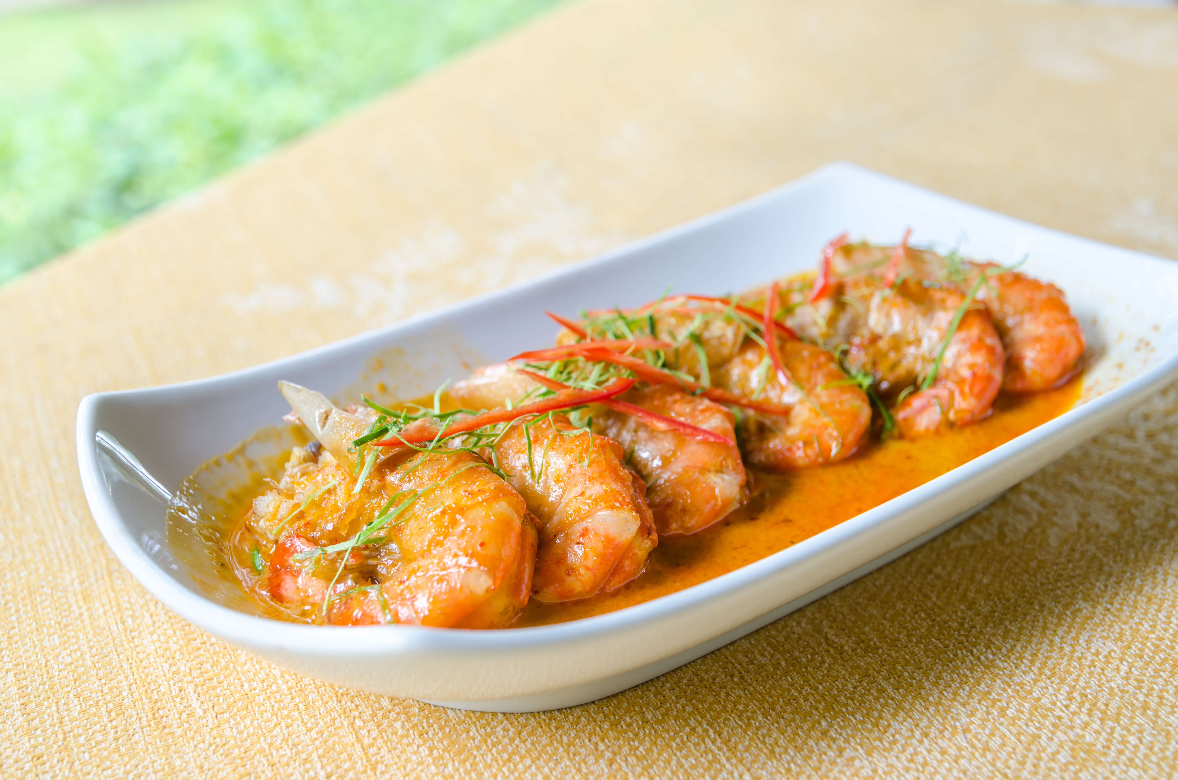 Curried shrimp - Caribbean food