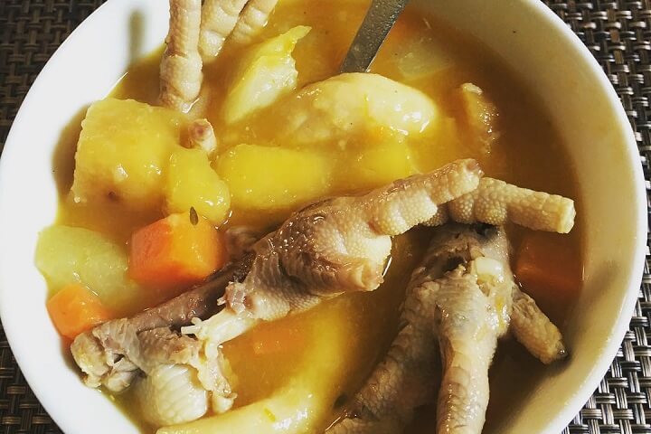 Traditional Jamaican Chicken Foot Soup - Taste the Islands.