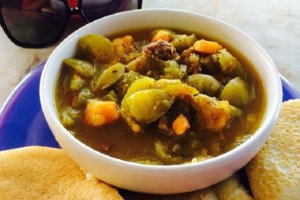 Komkomber Stoba - Curacao Kokomber Stew - Caribbean Recipes