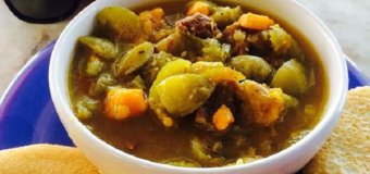 Komkomber Stoba (Curacaoan Cucumber Stew)